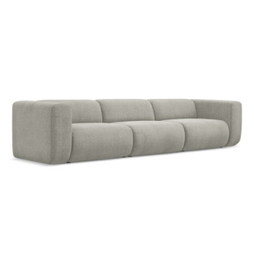 Sofa modulable 4 places Ekahi Chenille Beige