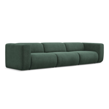 Sofa modulable 4 places Ekahi Chenille Green