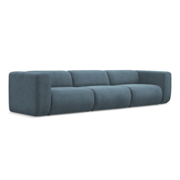 Sofa modulable 4 places Ekahi Chenille Jeans