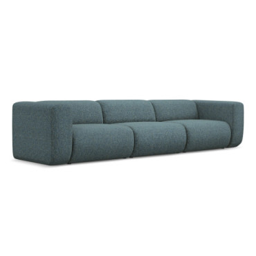 Sofa modulable 4 places Ekahi Tissu Jeans