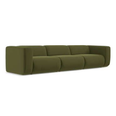 Sofa modulable 4 places Ekahi Velours Olive