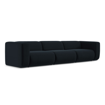 Sofa modulable 4 places Ekahi Velours Royal blue