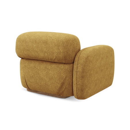 Module de canapé accoudoir Ailani - 95x95x73 Chenille Mustard