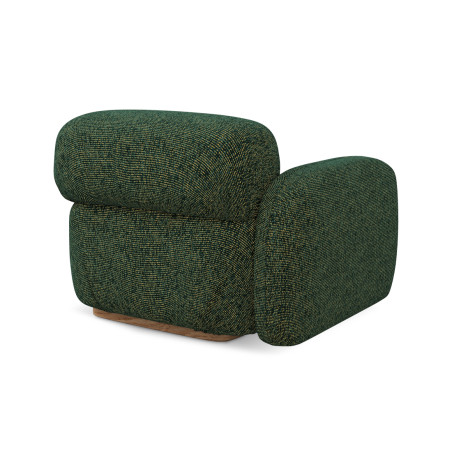 Module de canapé accoudoir Ailani - 95x95x73 Tissu Green