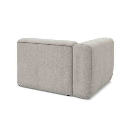 Module de canapé accoudoir Ekahi - 114x89x70 Chenille Beige