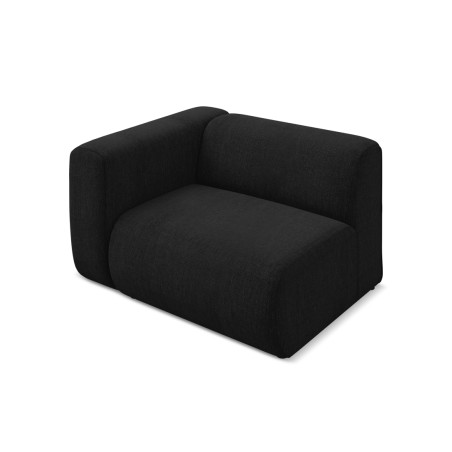 Module de canapé accoudoir Ekahi - 114x89x70 Chenille Black