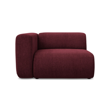 Module de canapé accoudoir Ekahi - 114x89x70 Chenille Claret