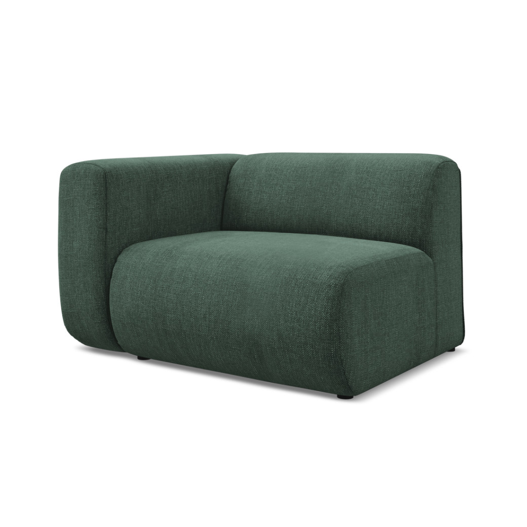 Module de canapé accoudoir Ekahi - 114x89x70 Chenille Green