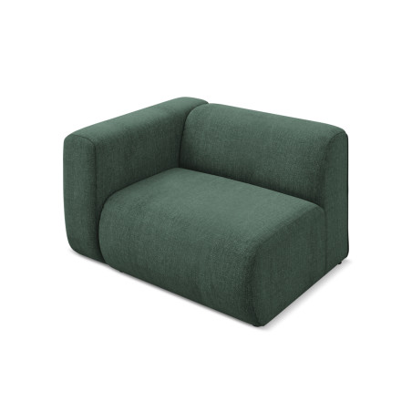 Module de canapé accoudoir Ekahi - 114x89x70 Chenille Green