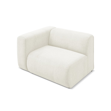 Module de canapé accoudoir Ekahi - 114x89x70 Chenille White