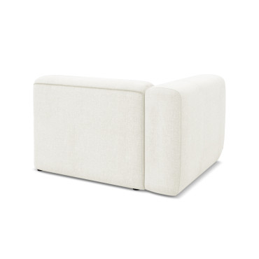 Module de canapé accoudoir Ekahi - 114x89x70 Chenille White