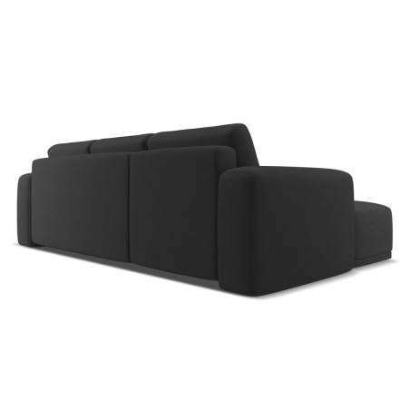 Sofa d'angle convertible Kaila Tissu Anthracite