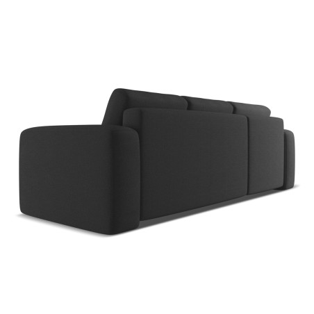 Sofa d'angle convertible Kaila Tissu Anthracite