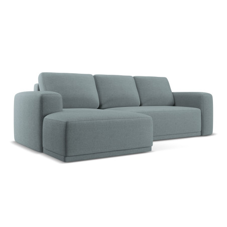 Sofa d'angle convertible Kaila Tissu Jeans