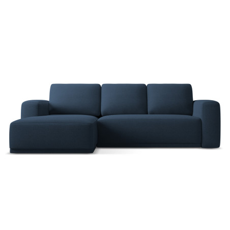 Sofa d'angle convertible Kaila Tissu Royal blue