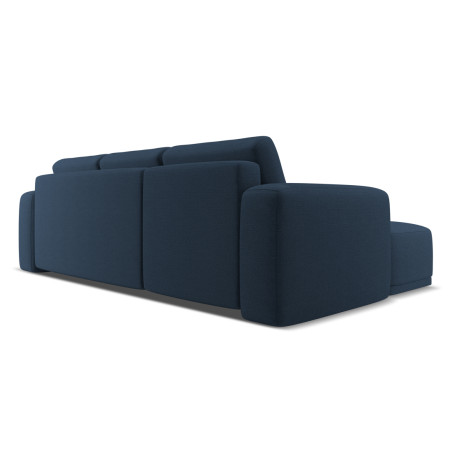 Sofa d'angle convertible Kaila Tissu Royal blue