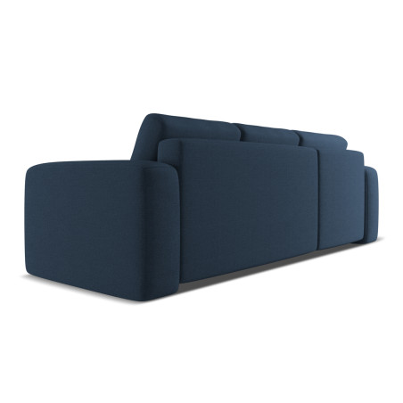 Sofa d'angle convertible Kaila Tissu Royal blue