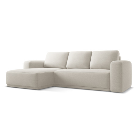 Sofa d'angle convertible Kaila Tissu Silver