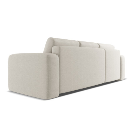 Sofa d'angle convertible Kaila Tissu Silver