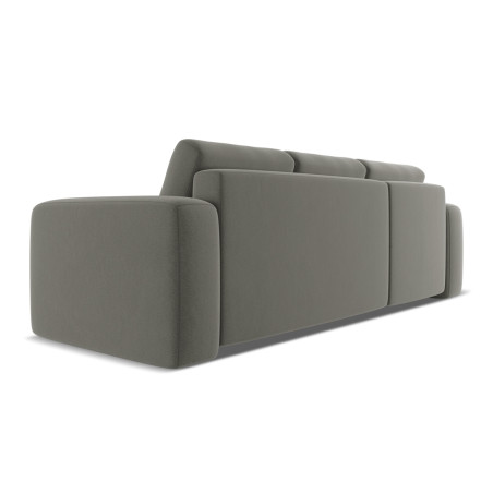 Sofa d'angle convertible Kaila Velours Elephant