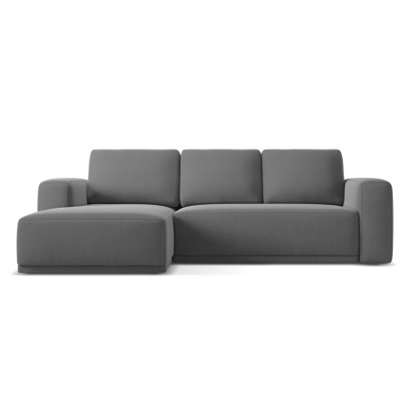 Sofa d'angle convertible Kaila Velours Gray