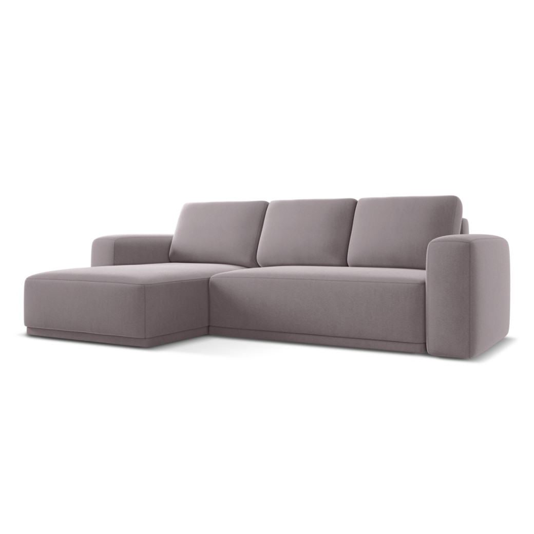 Sofa d'angle convertible Kaila Velours Lavender