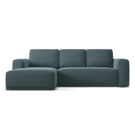 Sofa d'angle convertible Kaila Velours Marine