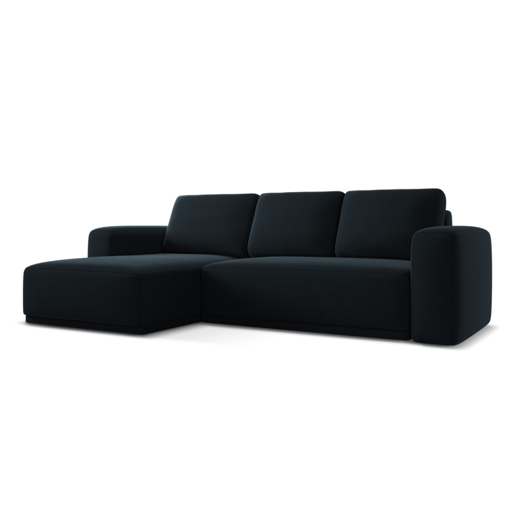 Sofa d'angle convertible Kaila Velours Royal blue