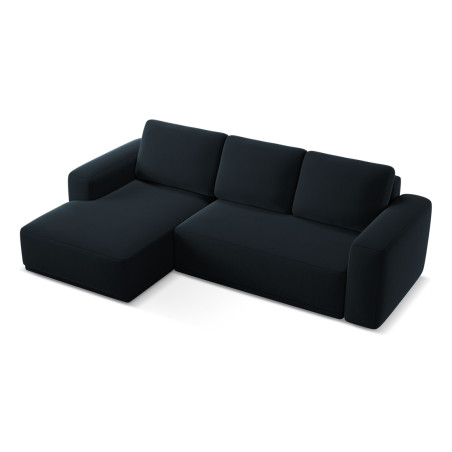 Sofa d'angle convertible Kaila Velours Royal blue