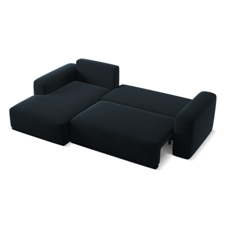 Sofa d'angle convertible Kaila Velours Royal blue