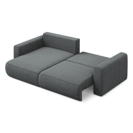 Sofa d'angle convertible Kapua Tissu Gray 240x149x82