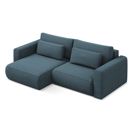 Sofa d'angle convertible Kapua Tissu Jeans 240x149x82