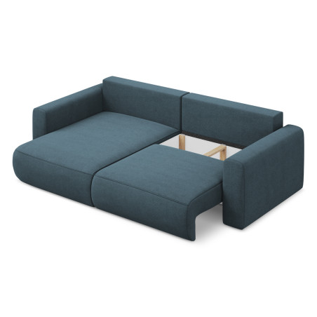 Sofa d'angle convertible Kapua Tissu Jeans 240x149x82