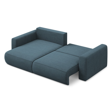 Sofa d'angle convertible Kapua Tissu Jeans 240x149x82