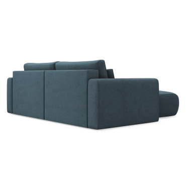 Sofa d'angle convertible Kapua Tissu Jeans 240x149x82