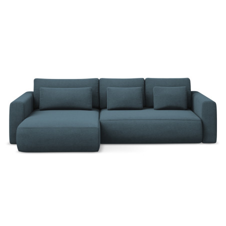 Sofa d'angle convertible Kapua Tissu Jeans 278x149x82