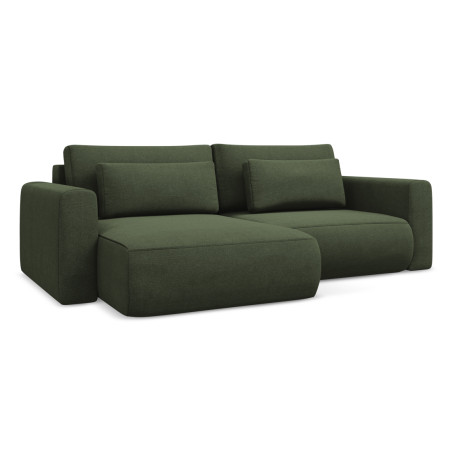 Sofa d'angle convertible Kapua Tissu Olive 240x149x82