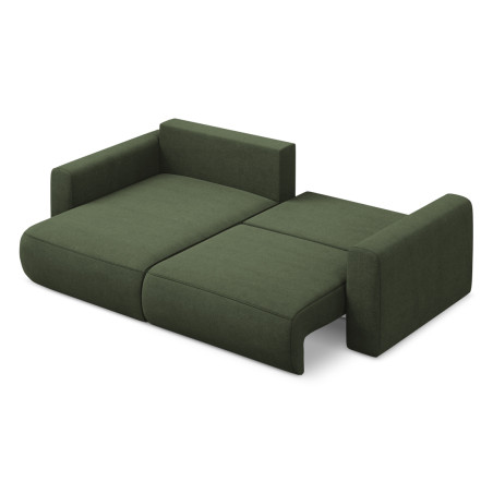 Sofa d'angle convertible Kapua Tissu Olive 240x149x82