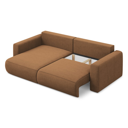 Sofa d'angle convertible Kapua Tissu Terracotta 240x149x82