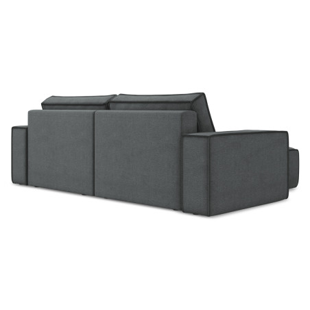 Sofa d'angle convertible Kimo Tissu Gray 257x148x82