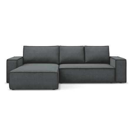 Sofa d'angle convertible Kimo Tissu Gray 290x185x82