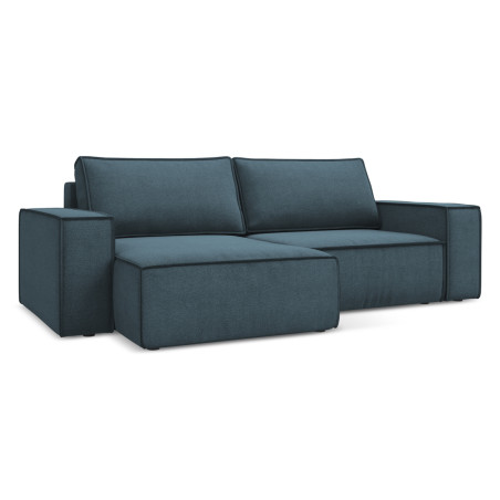 Sofa d'angle convertible Kimo Tissu Jeans 257x148x82