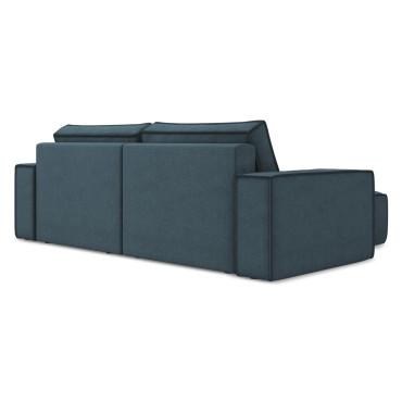 Sofa d'angle convertible Kimo Tissu Jeans 257x148x82