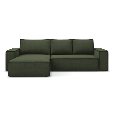 Sofa d'angle convertible Kimo Tissu Olive 290x185x82