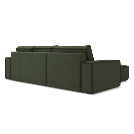 Sofa d'angle convertible Kimo Tissu Olive 290x185x82