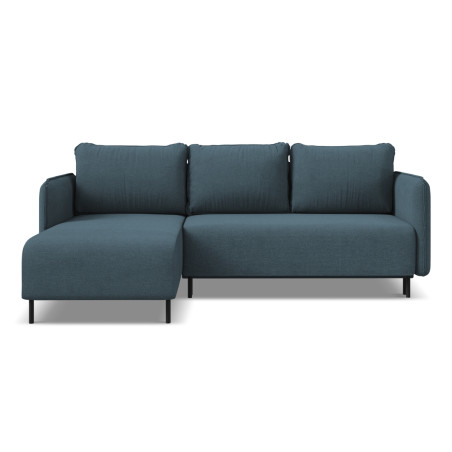 Sofa d'angle convertible Luana Tissu Jeans