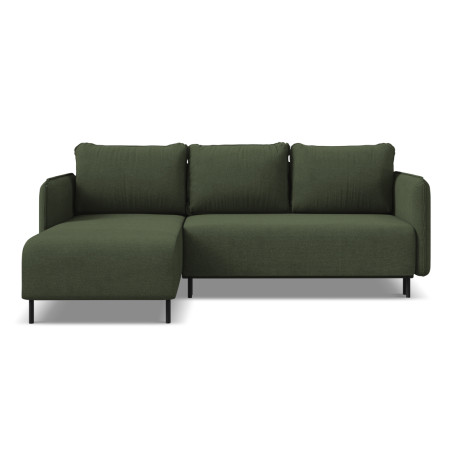 Sofa d'angle convertible Luana Tissu Olive