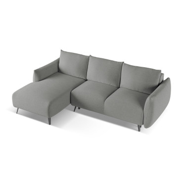 Sofa d'angle convertible Malie Tissu Elephant