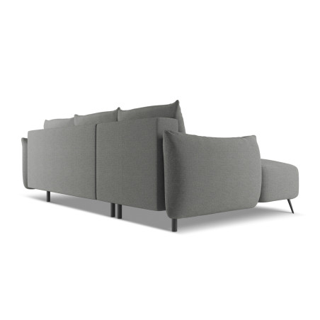 Sofa d'angle convertible Malie Tissu Elephant