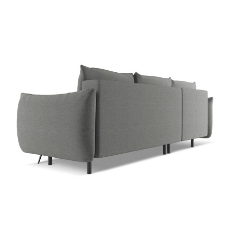 Sofa d'angle convertible Malie Tissu Elephant